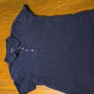 Croft & Barrow Blue Top Women's Polo shirt size L, with Collar